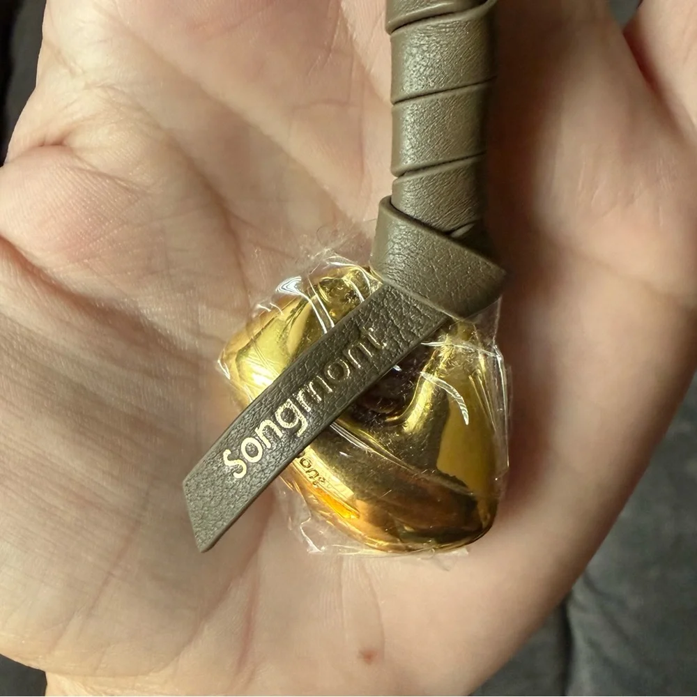 BNWT Songmont Faith Stone Bag Charm in Sandal - Picture 9 of 11